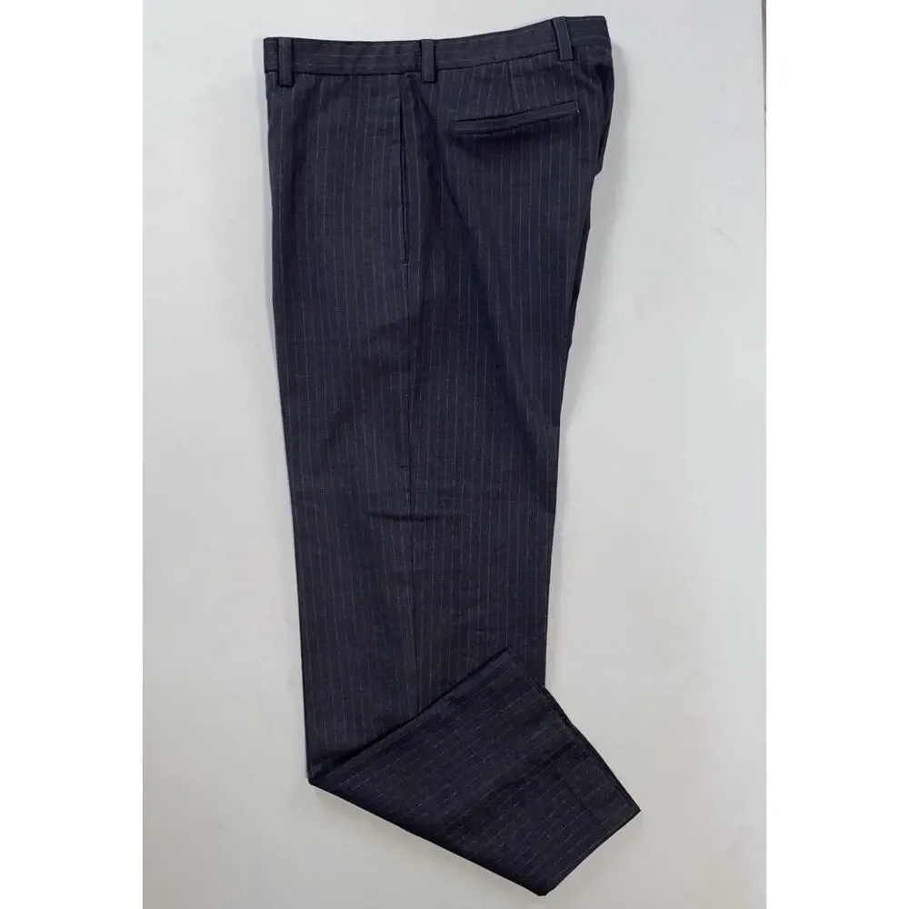 Banana Republic Vintage '02 Y2K Gavin Flat Front Wool Flannel Dress Pants. 35X32